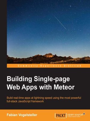 cover image of Building Single-page Web Apps with Meteor